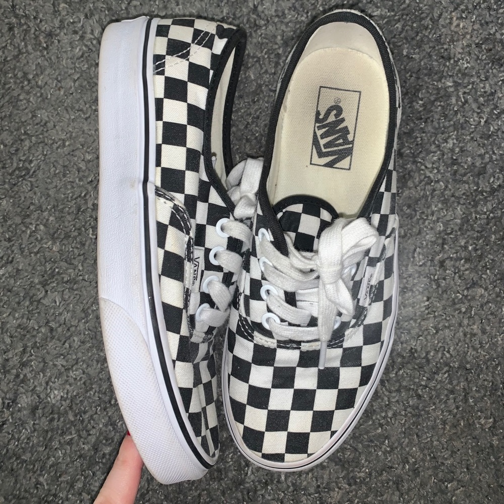 Checkered Vans
